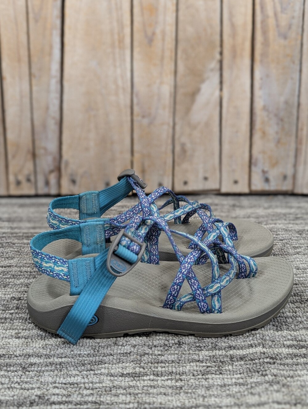 Chaco: Women's ZX/2 Cloud sandals - Teal/Blue - Size 8